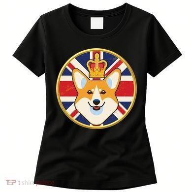 Queen Corgi Platinum Jubilee Emblem Women's T-Shirt