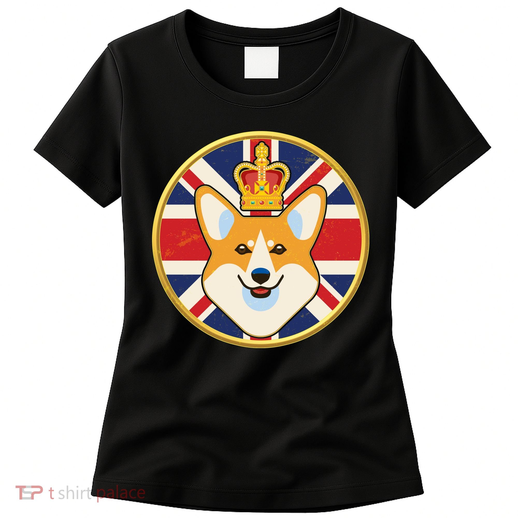Queen Corgi Platinum Jubilee Emblem Women's T-Shirt