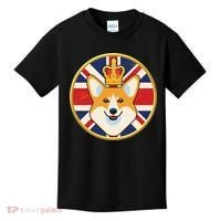 Queen Corgi Platinum Jubilee Emblem Kids T-Shirt thumb 0