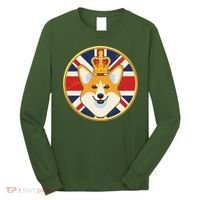 Queen Corgi Platinum Jubilee Emblem Long Sleeve Shirt thumb 0