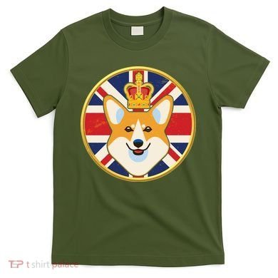 Queen Corgi Platinum Jubilee Emblem T-Shirt