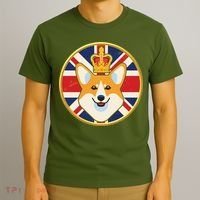 Queen Corgi Platinum Jubilee Emblem T-Shirt thumb 3