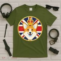 Queen Corgi Platinum Jubilee Emblem T-Shirt thumb 5