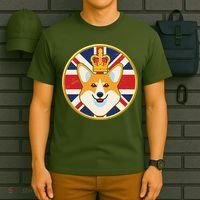 Queen Corgi Platinum Jubilee Emblem T-Shirt thumb 6