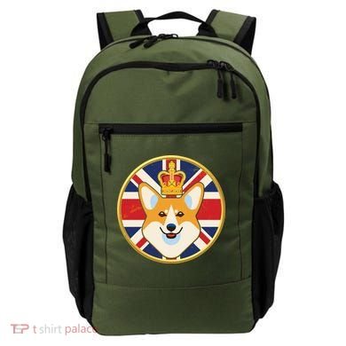 Queen Corgi Platinum Jubilee Emblem Backpack