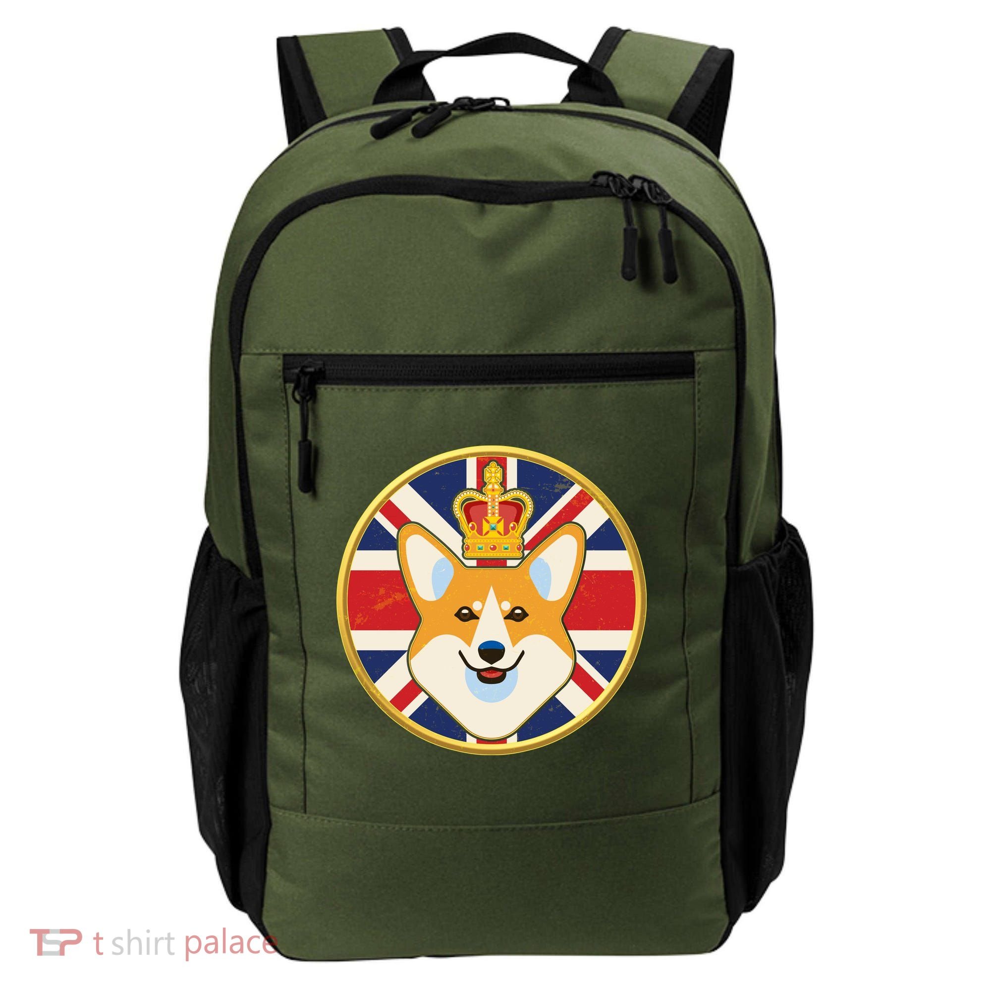 Queen Corgi Platinum Jubilee Emblem Backpack