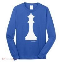 Queen Chess Piece Halloween Costume Chess Club Long Sleeve Shirt thumb 0