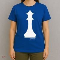 Queen Chess Piece Halloween Costume Chess Club T-Shirt thumb 4