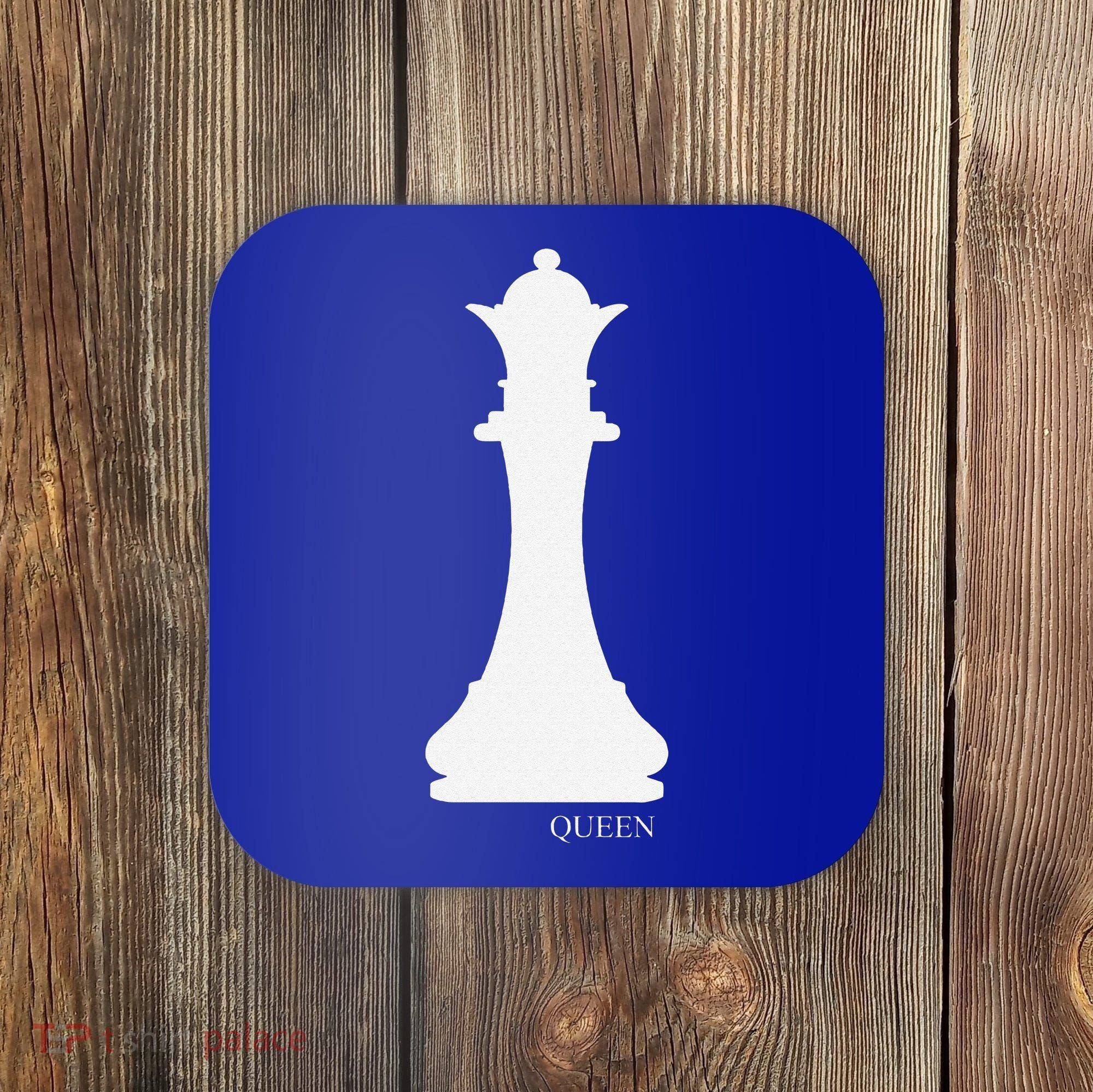Queen Chess Piece Halloween Costume Chess Club Coaster