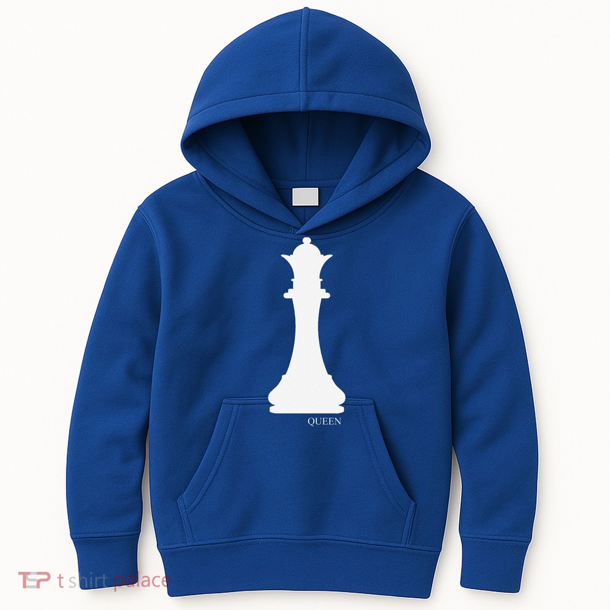 Queen Chess Piece Halloween Costume Chess Club Kids Hoodie