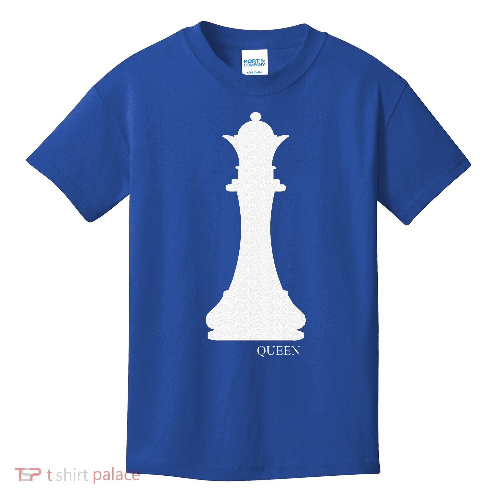 Queen Chess Piece Halloween Costume Chess Club Kids T-Shirt