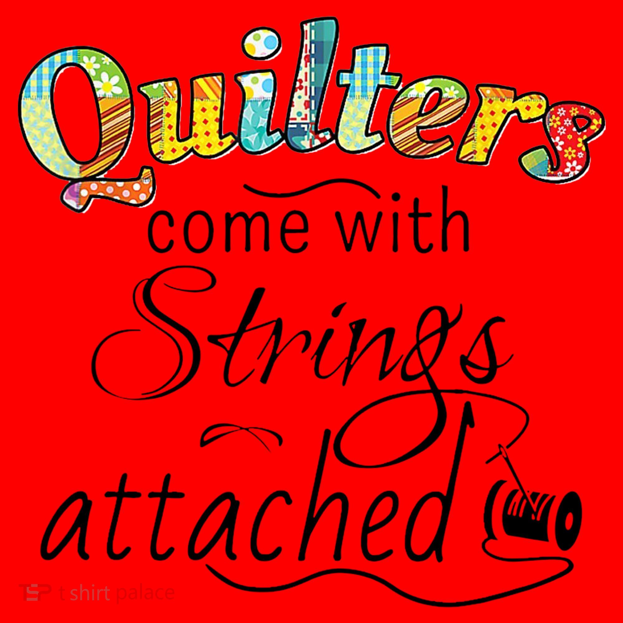 Quilters Come With Strings Attached Funny Santa Hat
