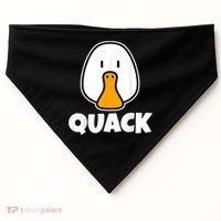 Quack Ducks Duck Lover USA-Made Doggie Bandana thumb 0