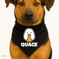 Quack Ducks Duck Lover USA-Made Doggie Bandana thumb 1