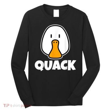 Quack Ducks Duck Lover Long Sleeve Shirt