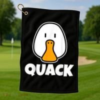 Quack Ducks Duck Lover Golf Towel thumb 1