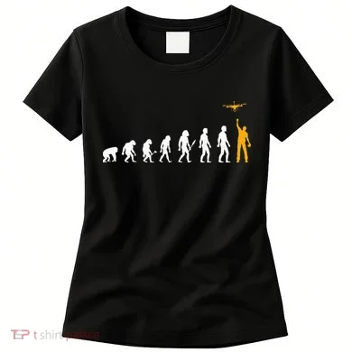 Quadcopter Drone Evolution FAA Certified Drone Pilot RC Women's T-Shirt