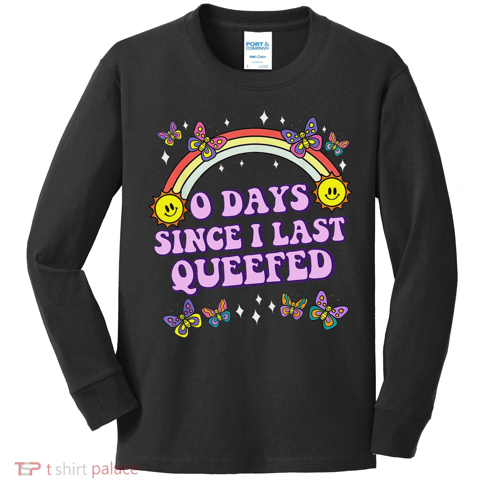 Queef Embarrassing  Funny Raunchy Kids Long Sleeve Shirt