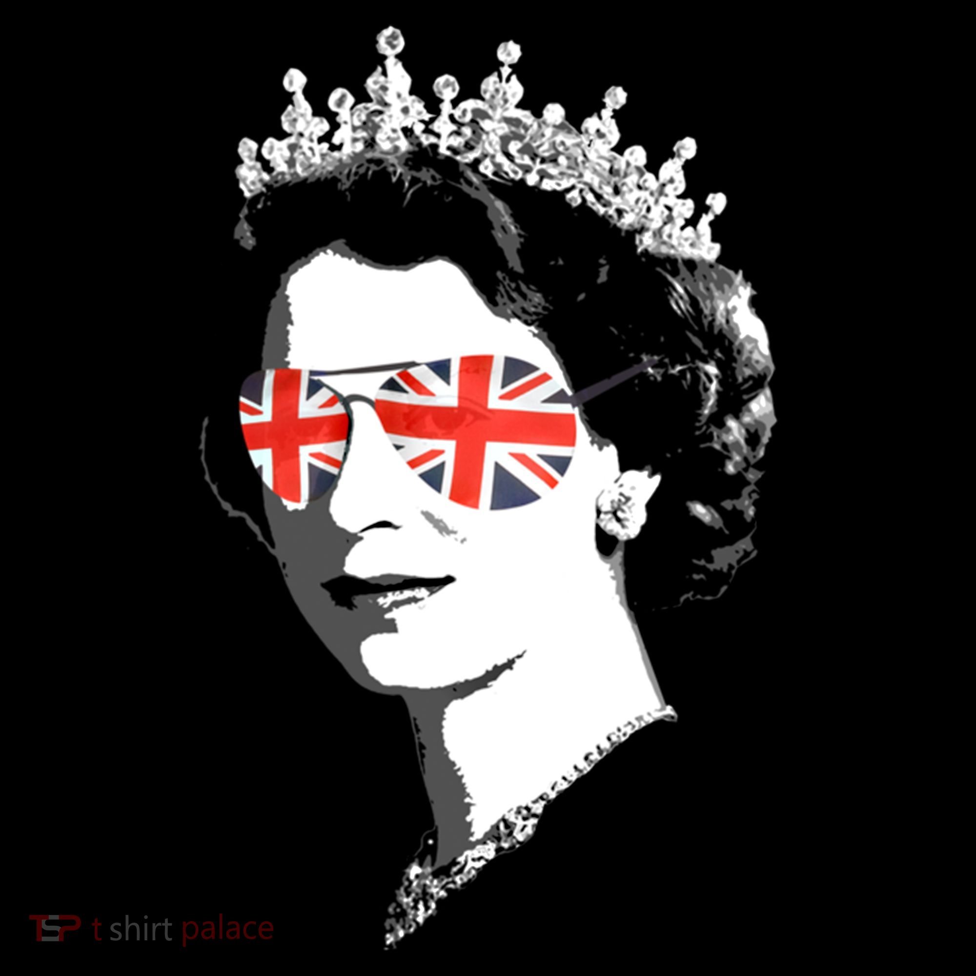 Queen Elizabeth Ii Sunglasses British Crown Union Jack Meme Gift Coffee Mug