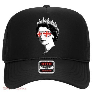 Queen Elizabeth Ii Sunglasses British Crown Union Jack Meme Gift Hat
