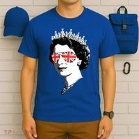 Queen Elizabeth Ii Sunglasses British Crown Union Jack Meme Gift T-Shirt thumb 6