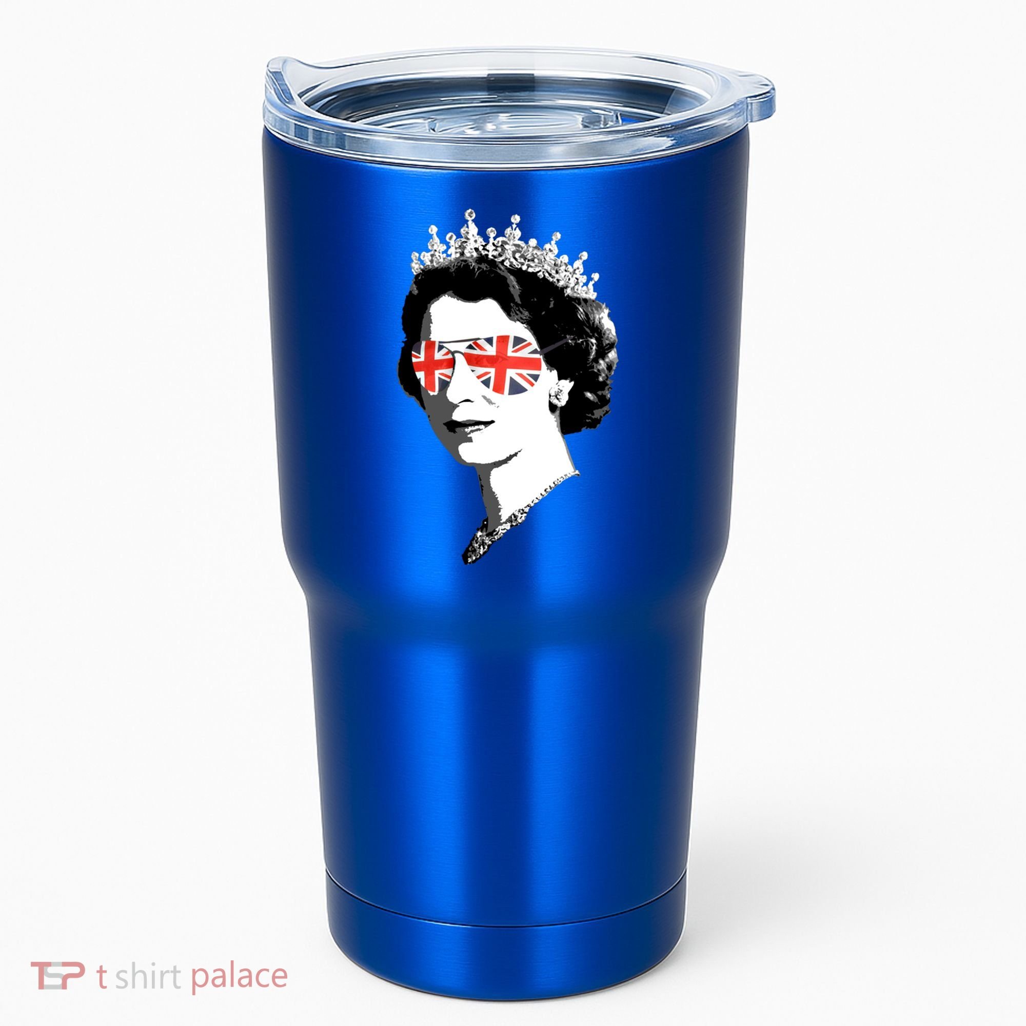 Queen Elizabeth Ii Sunglasses British Crown Union Jack Meme Gift Tumbler