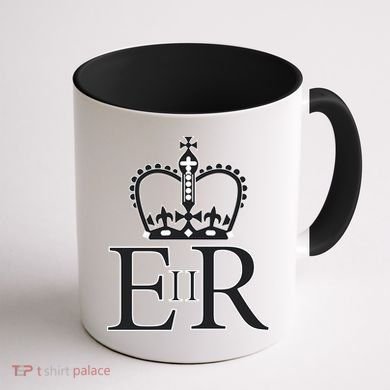 Queen Elizabeth II Coffee Mug back