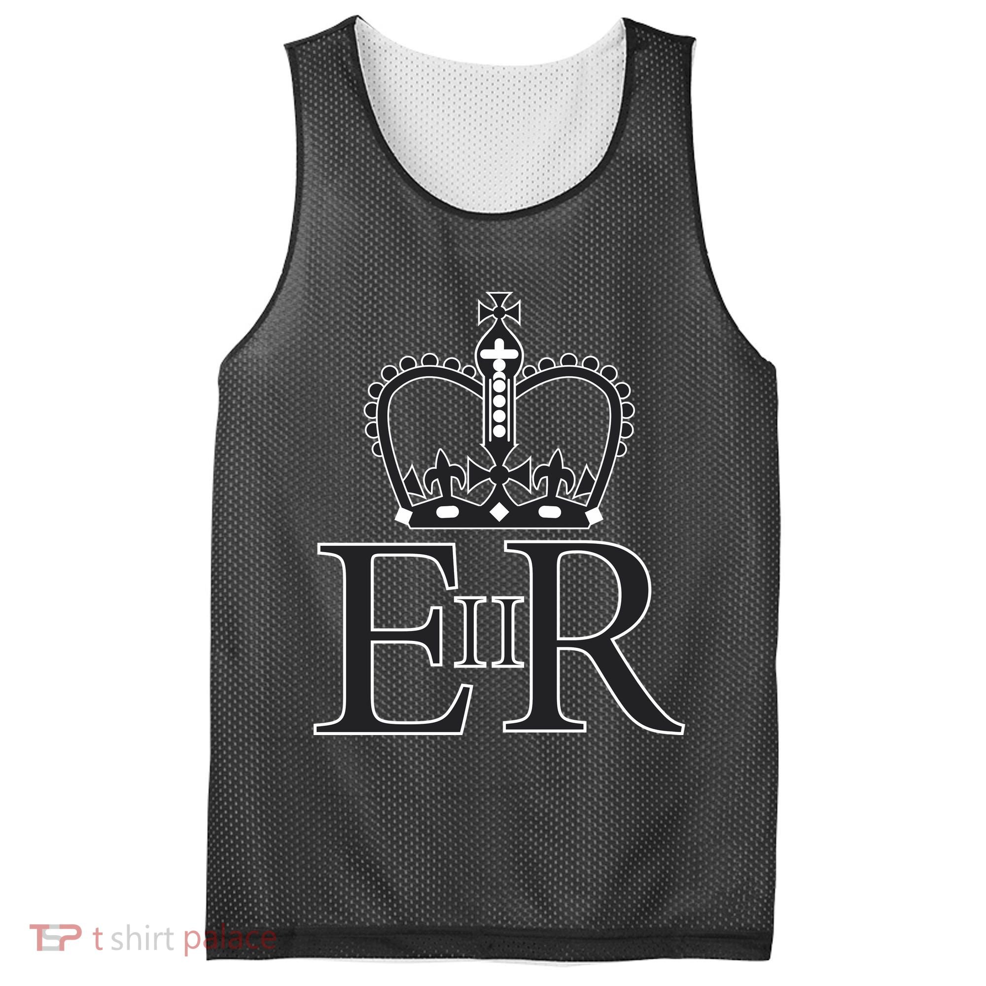 Queen Elizabeth II Mesh Reversible Basketball Jersey Tank