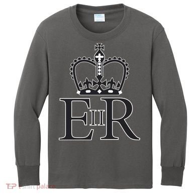 Queen Elizabeth II Kids Long Sleeve Shirt