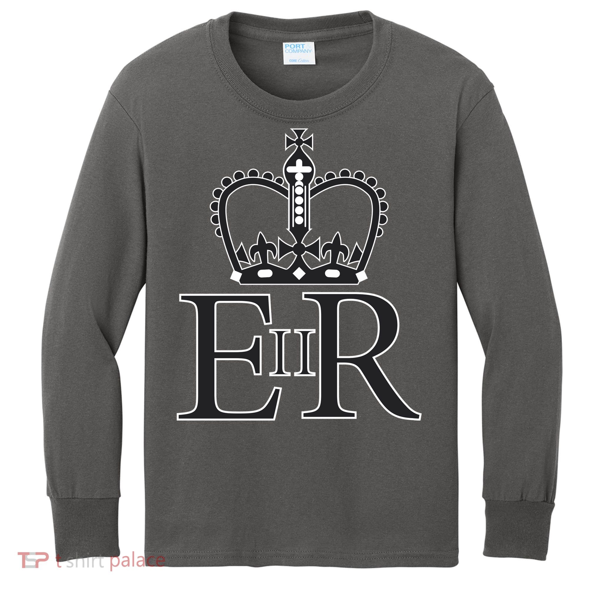 Queen Elizabeth II Kids Long Sleeve Shirt