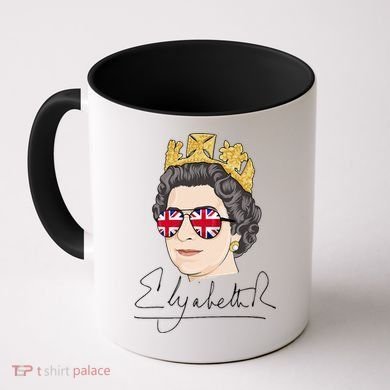 Queen Elizabeth II Signature Autograph Coffee Mug