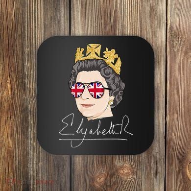 Queen Elizabeth II Signature Autograph Coaster