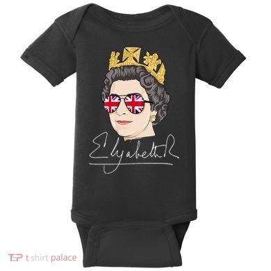 Queen Elizabeth II Signature Autograph Baby Bodysuit