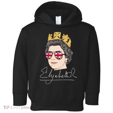 Queen Elizabeth II Signature Autograph Toddler Hoodie