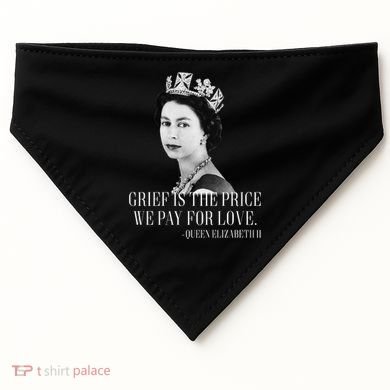 Queen Elizabeth II Inspiring Quote USA-Made Doggie Bandana