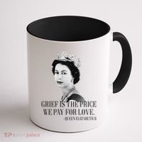 Queen Elizabeth II Inspiring Quote Coffee Mug thumb 1