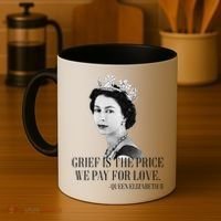 Queen Elizabeth II Inspiring Quote Coffee Mug thumb 4
