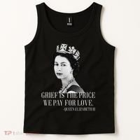 Queen Elizabeth II Inspiring Quote Tank Top thumb 2