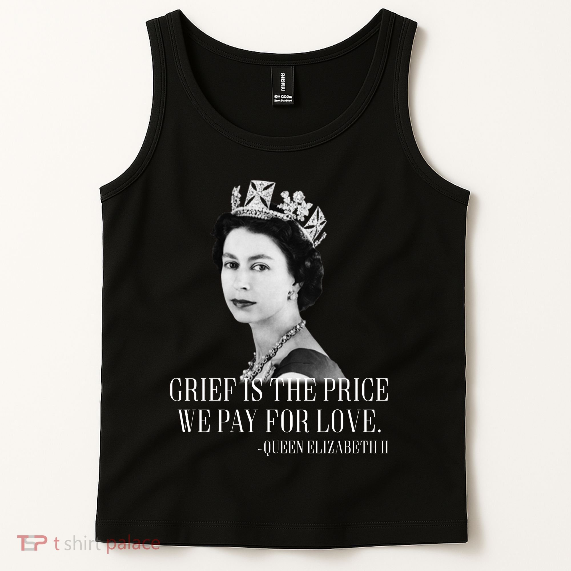 Queen Elizabeth II Inspiring Quote Tank Top