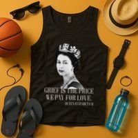 Queen Elizabeth II Inspiring Quote Tank Top thumb 4