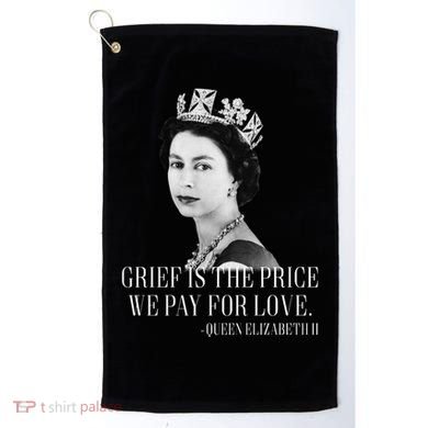 Queen Elizabeth II Inspiring Quote Golf Towel