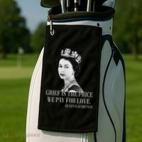 Queen Elizabeth II Inspiring Quote Golf Towel thumb 2