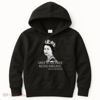 Queen Elizabeth II Inspiring Quote Kids Hoodie thumb 0