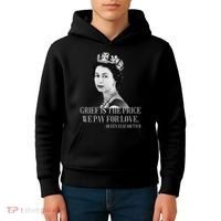Queen Elizabeth II Inspiring Quote Kids Hoodie thumb 4