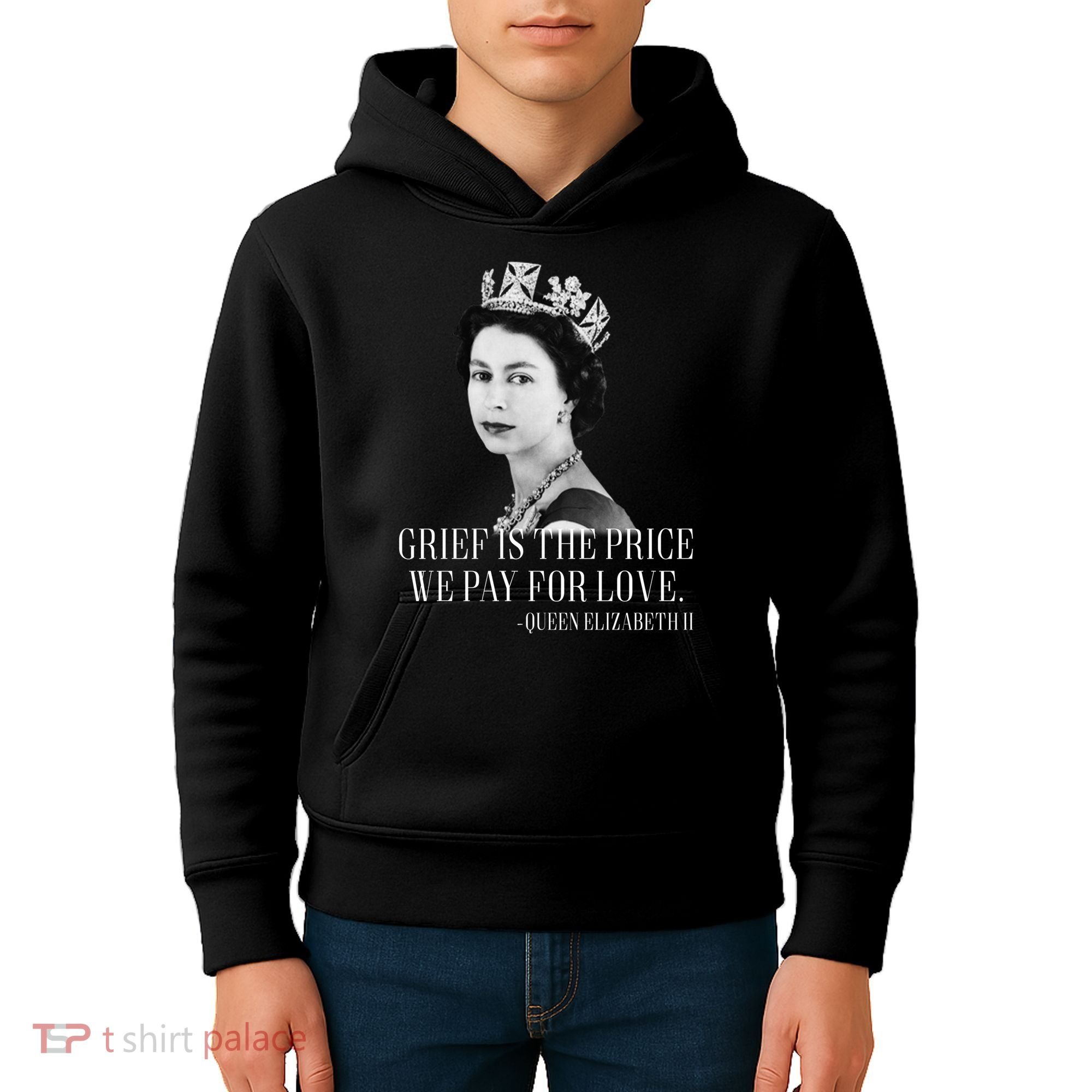 Queen Elizabeth II Inspiring Quote Kids Hoodie