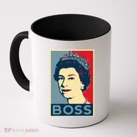 Queen Elizabeth II Boss Her Royal Highness Coffee Mug thumb 0