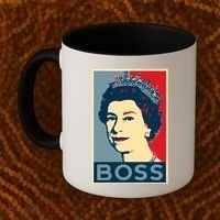 Queen Elizabeth II Boss Her Royal Highness Coffee Mug thumb 2