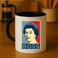 Queen Elizabeth II Boss Her Royal Highness Coffee Mug thumb 4