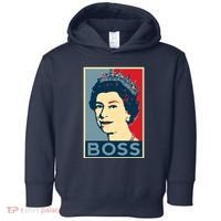 Queen Elizabeth II Boss Her Royal Highness Toddler Hoodie thumb 0
