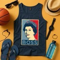 Queen Elizabeth II Boss Her Royal Highness Tank Top thumb 4